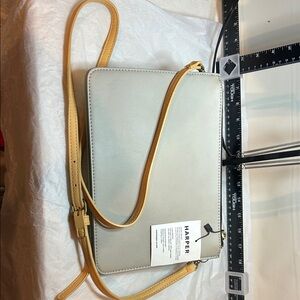 Harper Light Gray Crossbody Bag